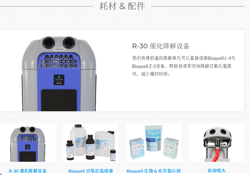 Bioquell L-4 密閉空間/區(qū)域生物滅菌應(yīng)用